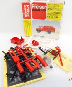 Preiser H0 Bausatz 1184 Magirus F 150 D 10 A Rüstwagen RW Öl in OVP RR1322