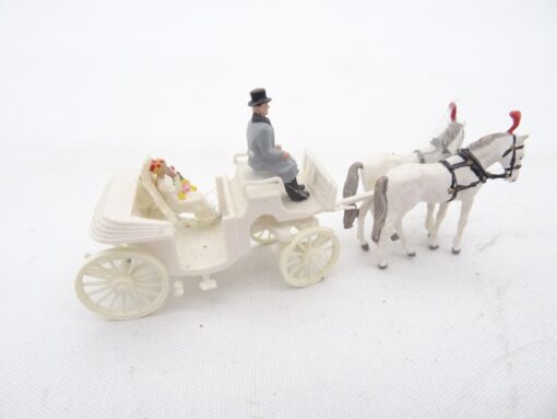 Preiser H0 Hochzeitskutsche mit Braut RR1690 o. – Bild 3