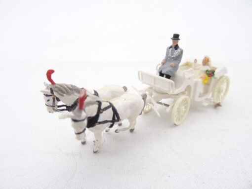 Preiser H0 Hochzeitskutsche mit Braut RR1690 o.