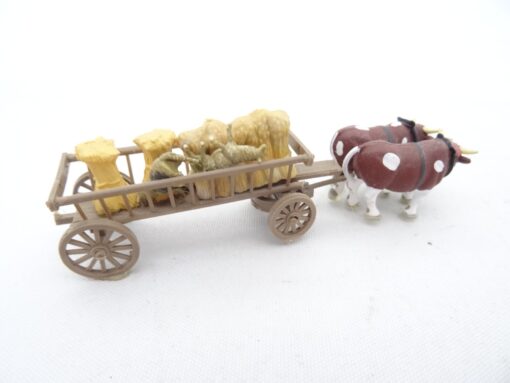 Preiser H0 Ochsengespann mit Heuwagen RR1682 o. – Bild 3