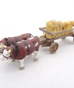 Preiser H0 Ochsengespann mit Heuwagen RR1682 o.