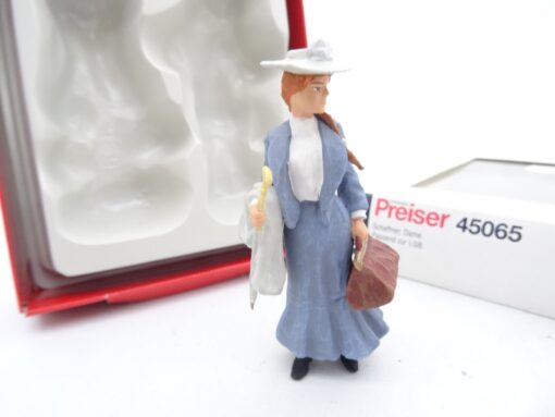 Preiser Spur G 45065 Dame 1 Figur, siehe Foto in OVP RR1990
