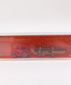 Preiser Spur N 1:160 79504 Hanomag Schlepper mit Langholzanhänger in OVP EX8253