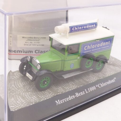 Premium ClassiXXs 1:43 Nr.: 11151 Mercedes Benz L1000 Chlorodont, in OVP EB9637