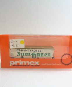 Primex H0 AC Gedeckter Güterwagen Aktienbrauerei Augsburg der DR in OVP F988