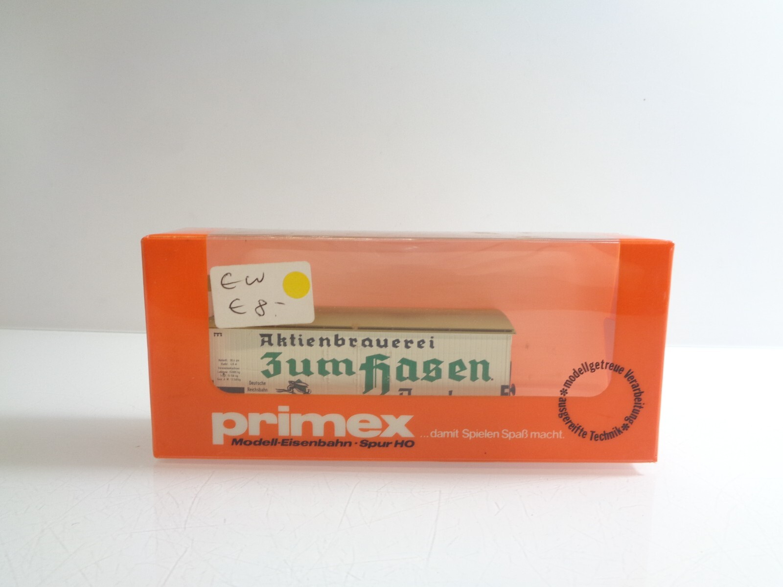 Primex H0 AC Gedeckter Güterwagen Aktienbrauerei Augsburg der DR in OVP F988