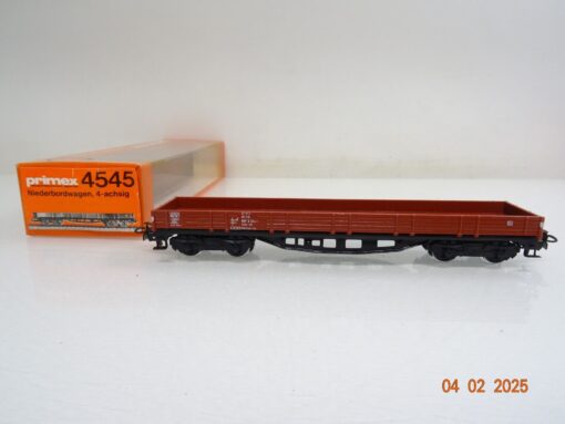 Primex Märklin H0 4545 Niederbordwagen 4-achsig der DB in OVP PR5759