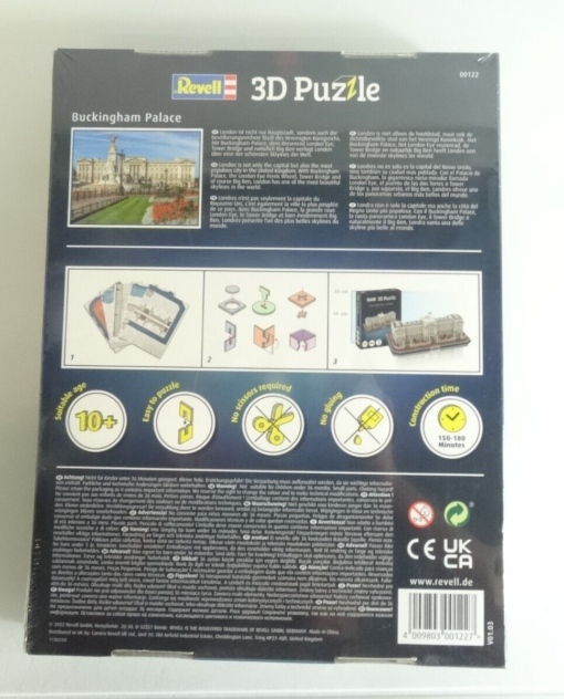 Revell 00122 Buckingham Palace 3D Puzzle 40 cm in ungeöffneter OVP QR5474 – Bild 4