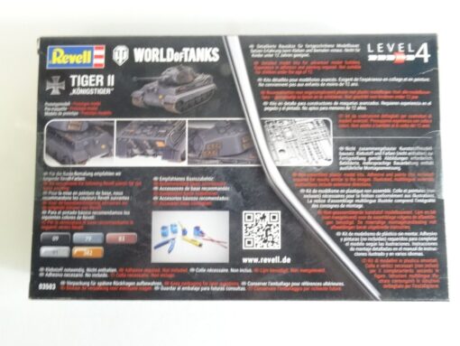 Revell 1:72 Bausatz 03503 T-34 World of Tanks Tiger II neuwertig in OVP QR5431 – Bild 3