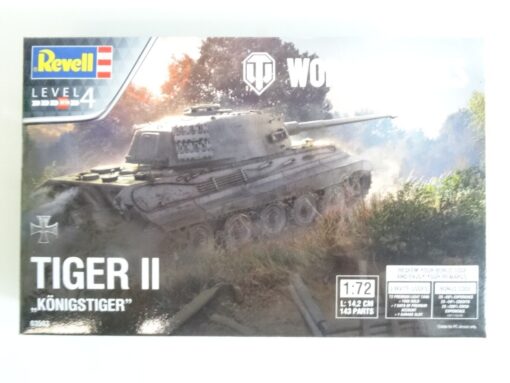 Revell 1:72 Bausatz 03503 T-34 World of Tanks Tiger II neuwertig in OVP QR5431