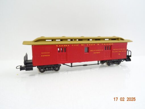 Rivarossi H0 2995 US Gepäckwagen in OVP LE8638 – Bild 3