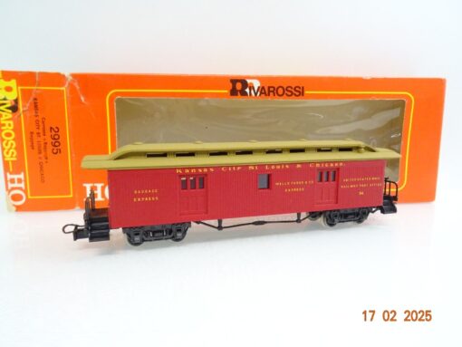Rivarossi H0 2995 US Gepäckwagen in OVP LE8638