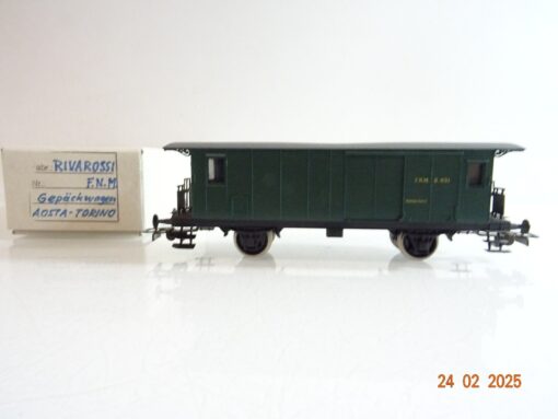Rivarossi H0 Gepäckwagen Aosta-Torino D.651 der FN Milano in EVP PR6216