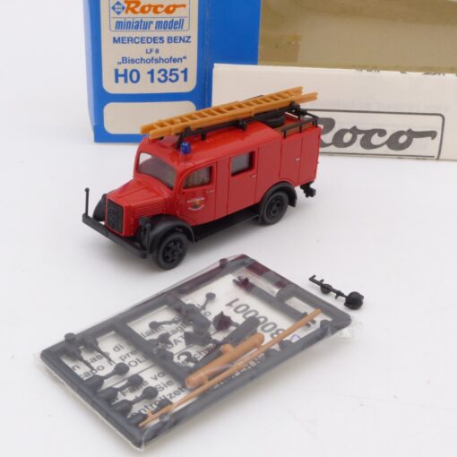 Roco 1:87 1351 Mercedes Benz LF 8 Feuerwehr Bischofshofen in OVP EX6747