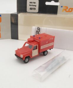 Roco 1:87 4019 Mercedes Benz Feuerwehr Rettung in OVP QR6374