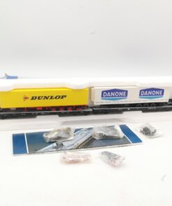 Roco H0 1901 Doppelwagen mit mit Container der DB in OVP QR8487