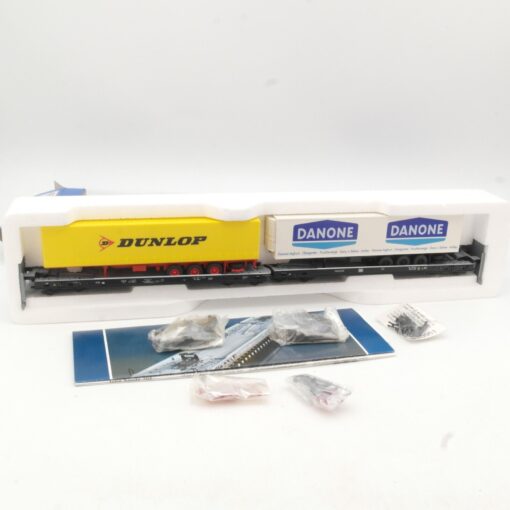 Roco H0 1901 Doppelwagen mit mit Container der DB in OVP QR8487