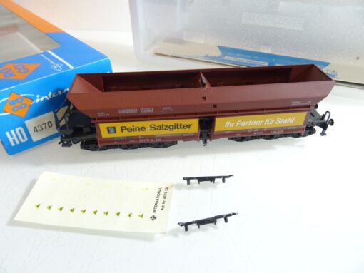 Roco H0 4370 Selbstentladewagen Peine Salzgitter der DB in OVP RR778 – Bild 3