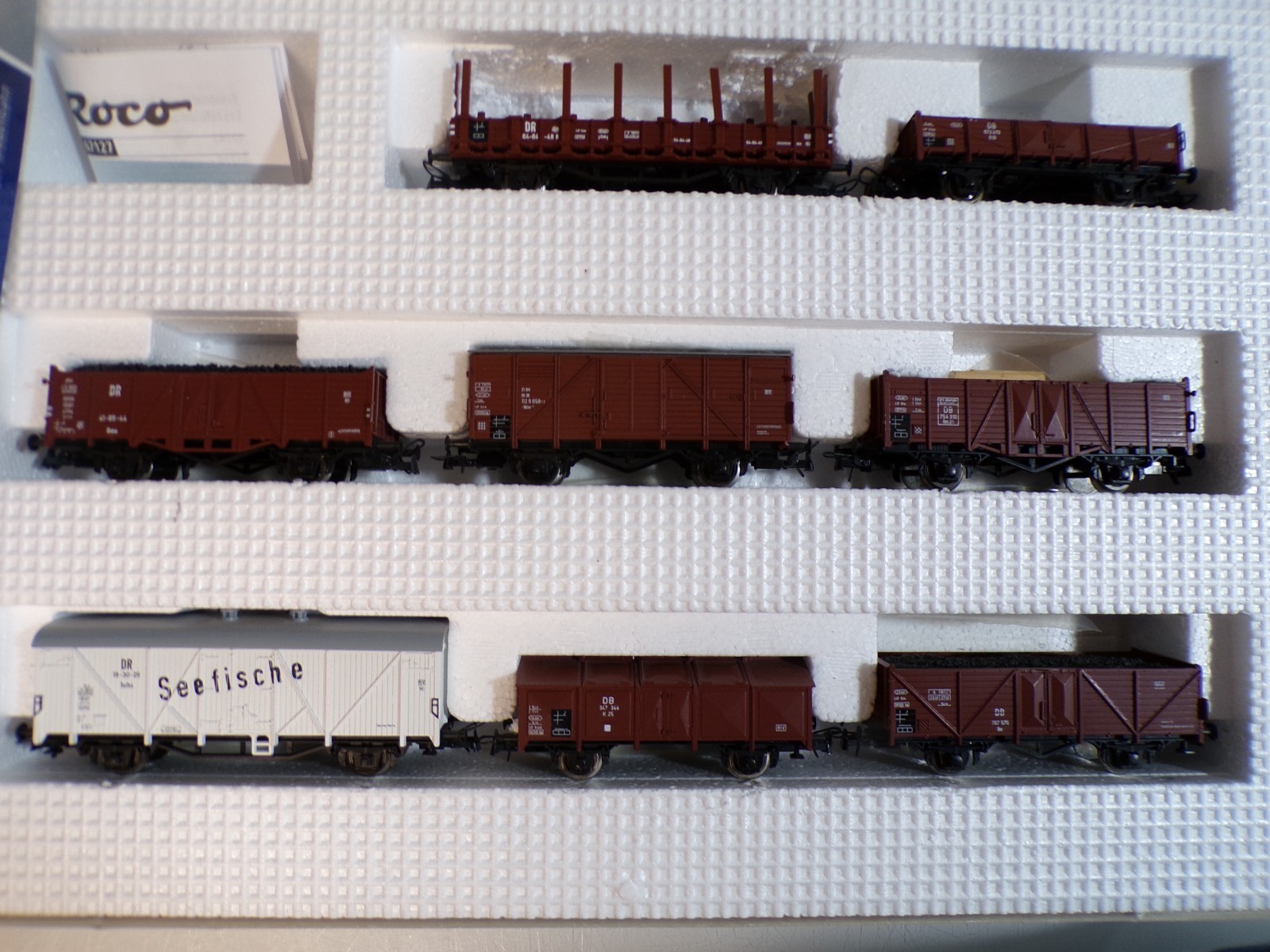 Roco H0 44002 AC Güterwagen-Set 8 tlg. der DB/DR in OVP für Märklin BH1761 – Bild 3