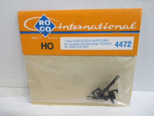 Roco H0 4472 Austauschkupplung für 6achsiger Tieflader 4350- 1 Paar m.OVP WZ3576
