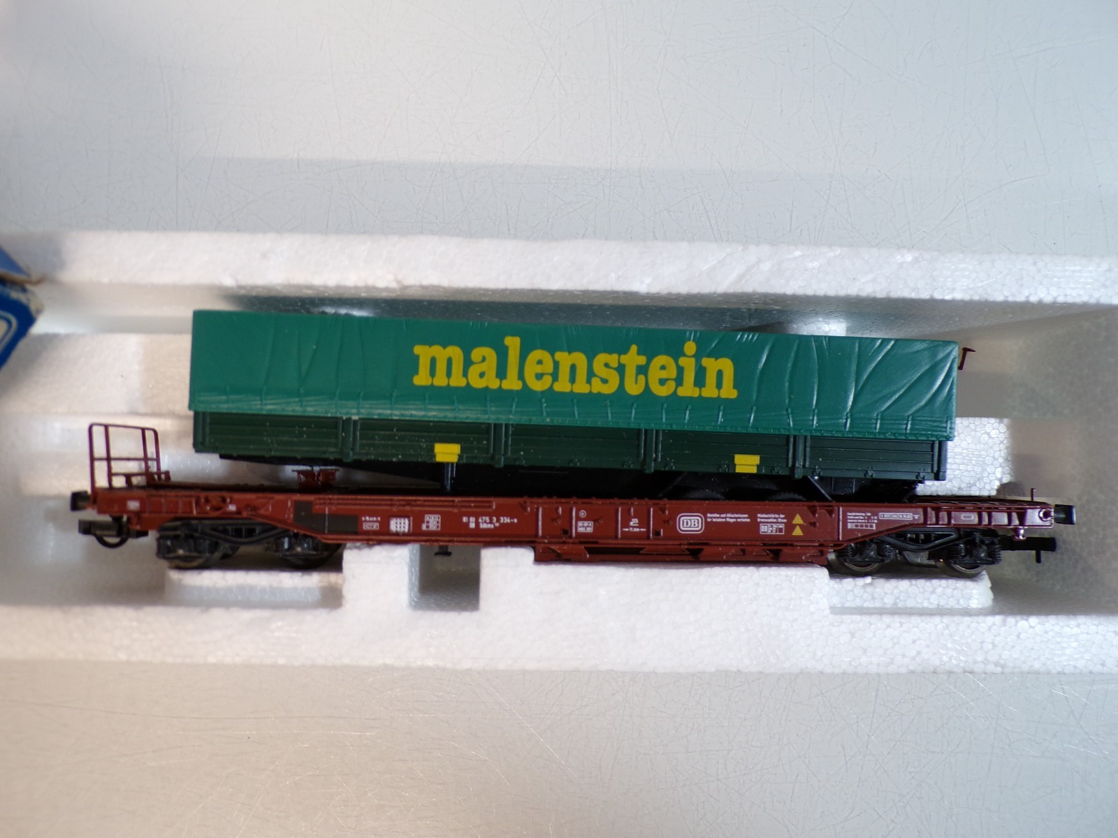 Roco H0 46358 AC Taschenwagen mit LKW Auflieger Malenstein der DB in OVP BH1843 – Bild 3