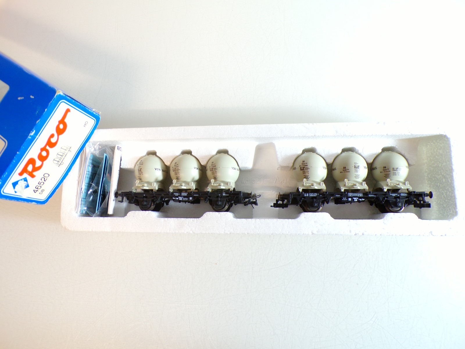 Roco H0 46520 Behältertragwagen-Set 2.tlg. der DB in OVP BH1355
