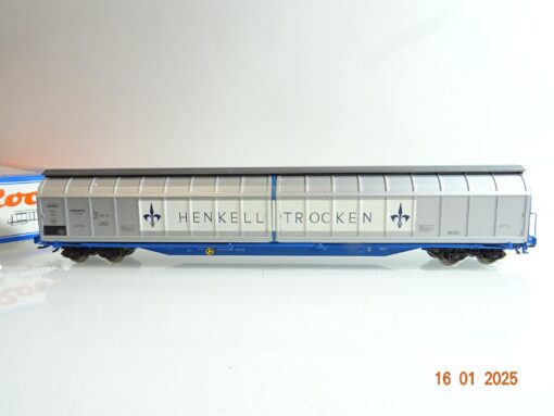 Roco H0 47146 AC Großraumgüterwagen Henkel Trocken der DB  in OVP PR5337 – Bild 3