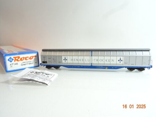 Roco H0 47146 AC Großraumgüterwagen Henkel Trocken der DB  in OVP PR5337