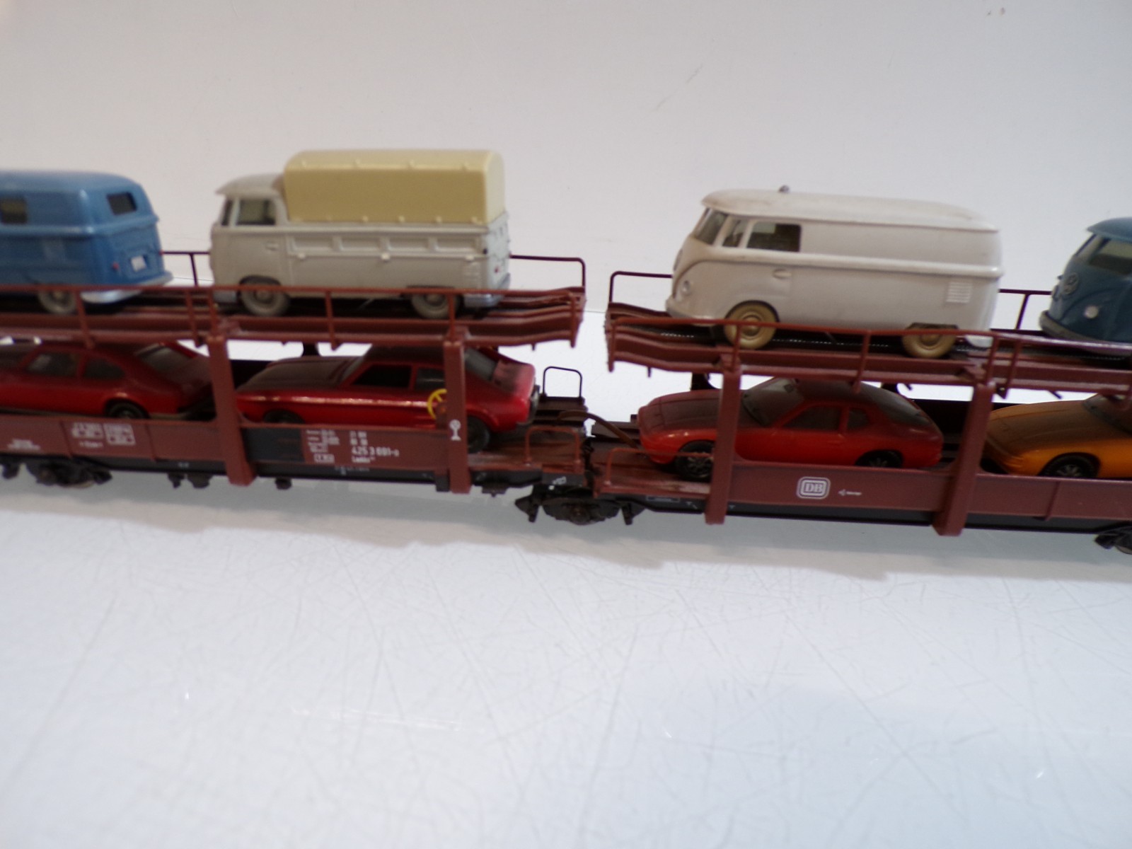 Roco H0 66064 AC Autotransportwagen-Set 2 tlg. der DB in OVP für Märklin BH1765 – Bild 4