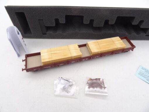 Roco H0 66990 Rungenwagen mit Ladung der DB in OVP QR8259 – Bild 3