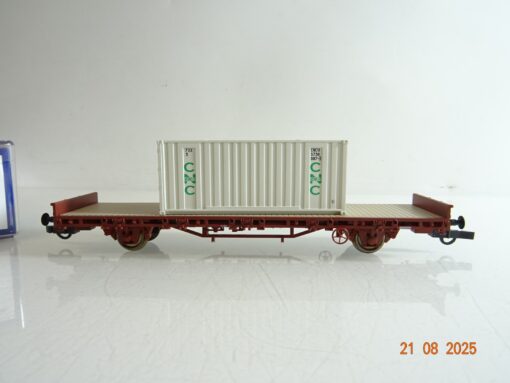 Roco H0 67575 Flachwagen mit Container der SNCF in OVP PR9723 – Bild 3