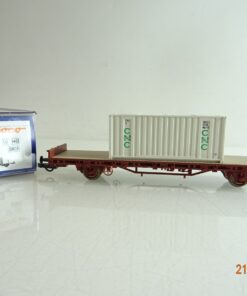 Roco H0 67575 Flachwagen mit Container der SNCF in OVP PR9723