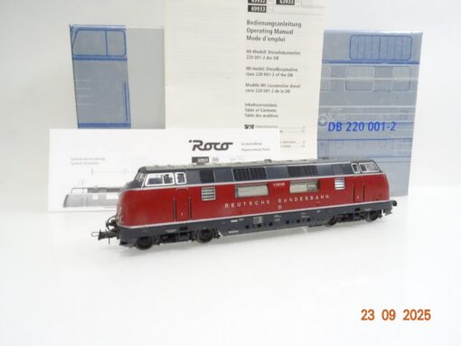 Roco H0 69933 AC Diesellok BR 220 001-2 der DB nur Analog in OVP JL3137
