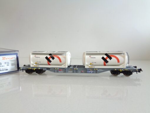 Roco H0 76943 Containertragwagen mit 2 Container Holcim in OVP BH675 – Bild 3