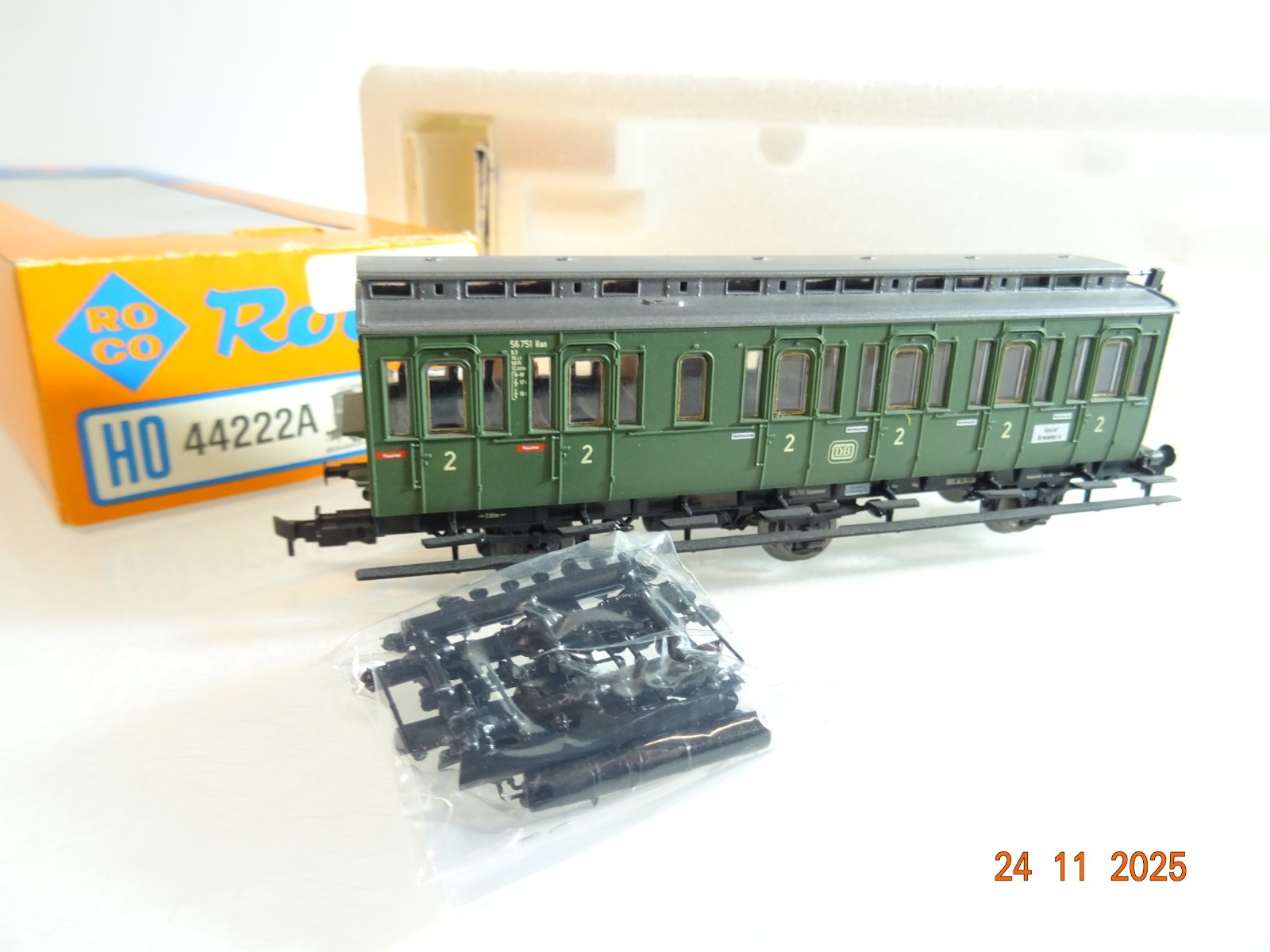 Roco H0 AC 44222A Personenwagen 2.Klasse der DB in OVP RR4779