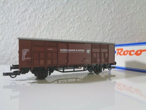 Roco H0 Gedeckter Güterwagen "Wiedmann & Winz" der DB in OVP LW4250
