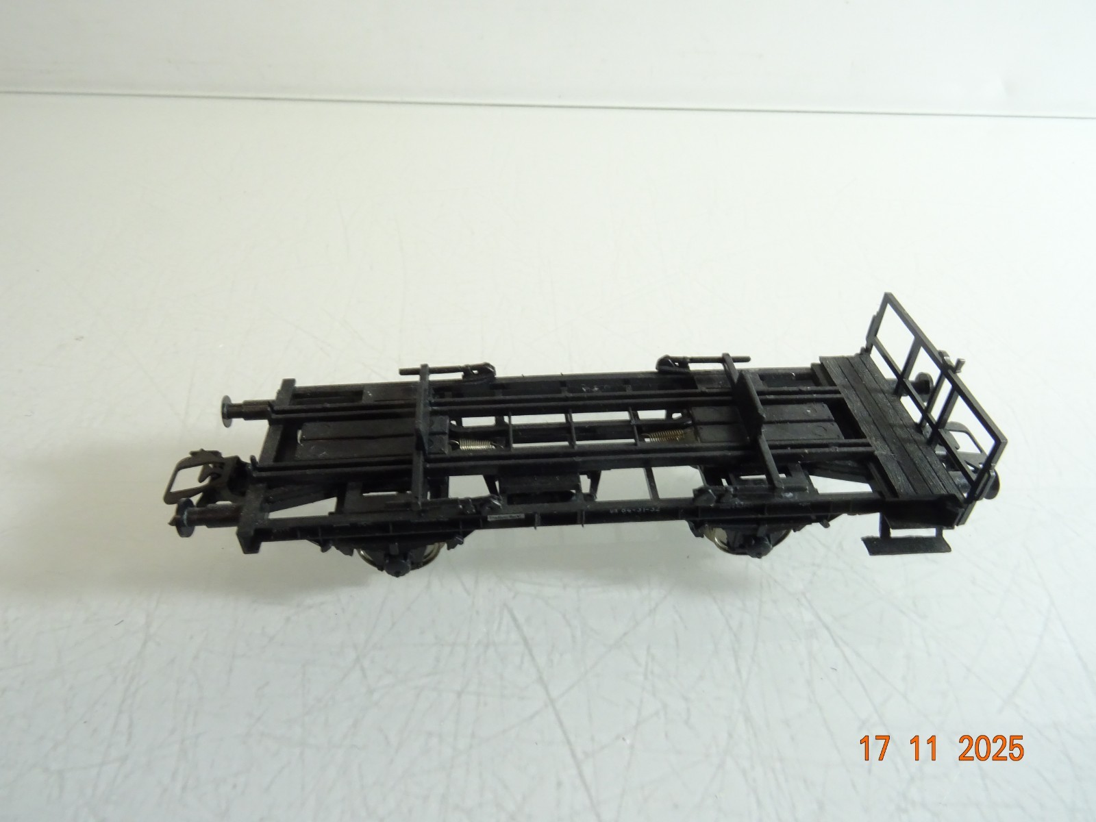 Roco ? H0 Tragwagen 84-31-32 ohne Container der DR RR4637 o. – Bild 3