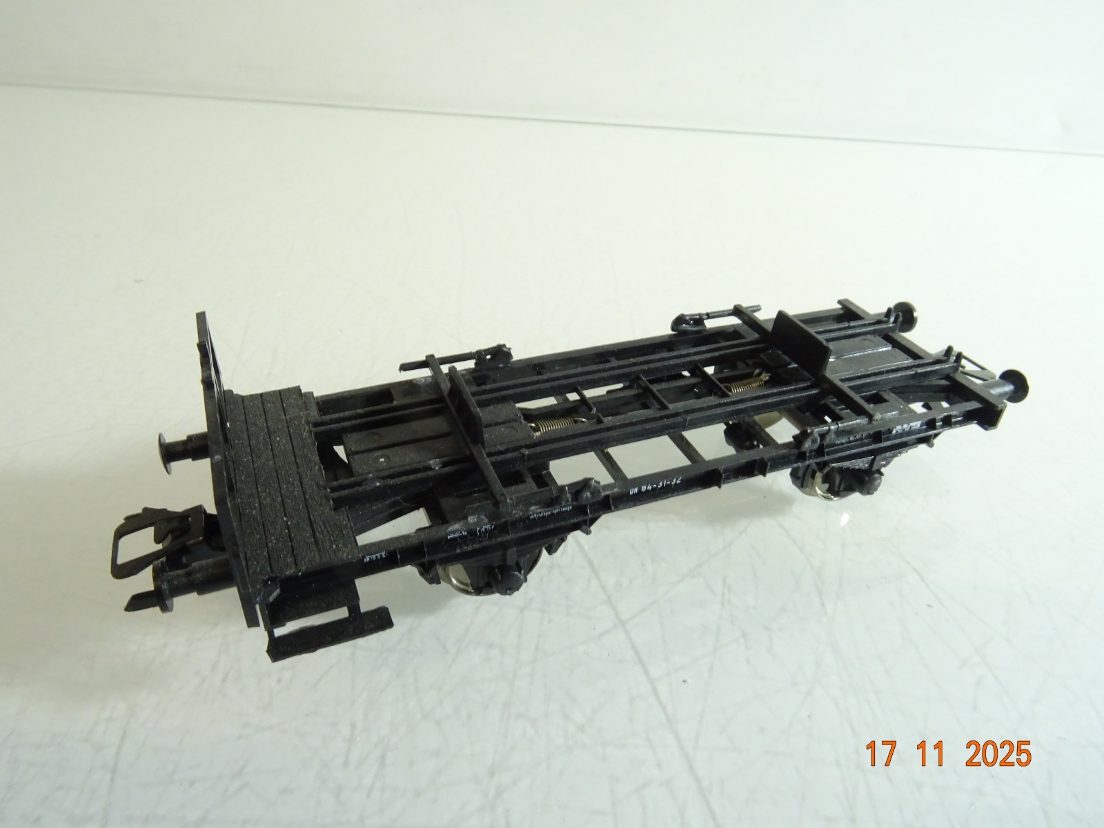 Roco ? H0 Tragwagen 84-31-32 ohne Container der DR RR4637 o.