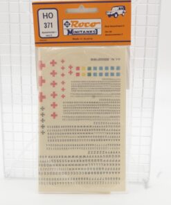 Roco Minitanks 1:87 371 Abziehbilder Satz 5 neuwertig in OVP QR3883