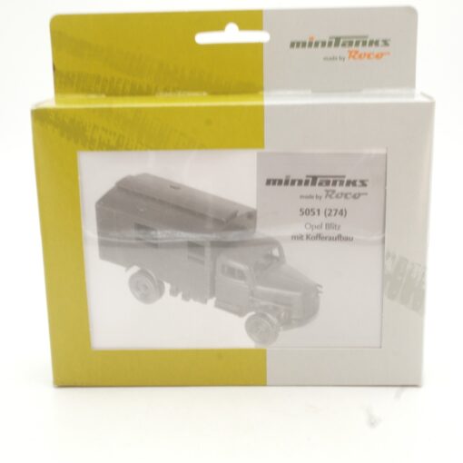 Roco Minitanks 1:87 5051 Opel Blitz mit Kofferaufbau neuwertig in OVP QR2745 – Bild 3
