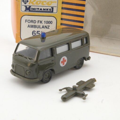 Roco Minitanks 1:87 655 Ford FK 1000 Ambulanz in OVP QR5692