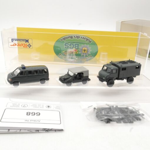 Roco Minitanks 1:87 668 50 Jahre Bundesgrenzschutz Set in OVP RR793 – Bild 3