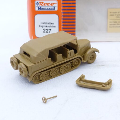 Roco Minitanks 1:87 H0 227 Halbketten Zugmaschine Militär in OVP EX7706 – Bild 3