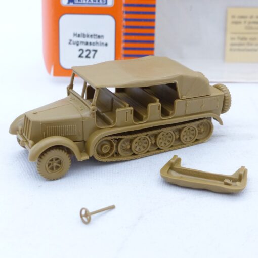 Roco Minitanks 1:87 H0 227 Halbketten Zugmaschine Militär in OVP EX7706