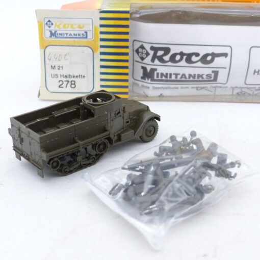 Roco Minitanks 1:87 H0 278 US Halbkette Militär in OVP EX7685 – Bild 3