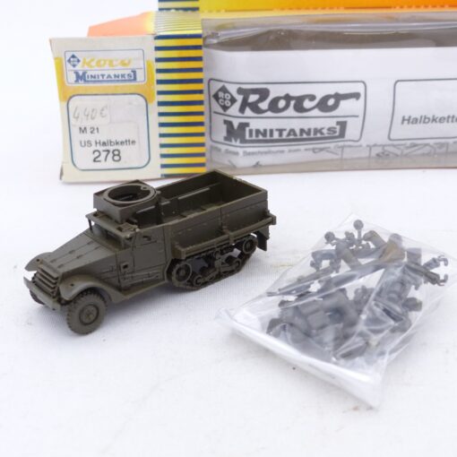 Roco Minitanks 1:87 H0 278 US Halbkette Militär in OVP EX7685