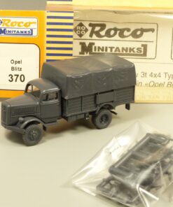 Roco Minitanks 1:87 H0 370 Opel Blitz A Pritsche Plane LKW Militär in OVP EX7757