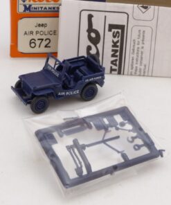 Roco Minitanks H0 1:87 Nr.: 672 Willys Jeep Air Police, in OVP EX1939