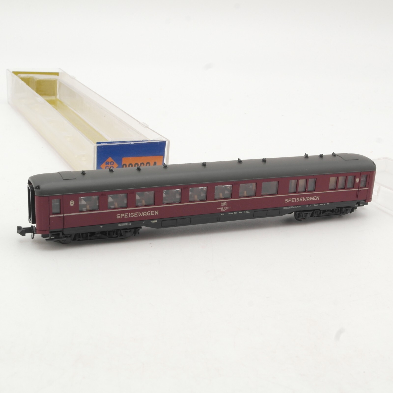 Roco N 02268A Schnellzug-Speisewagen Schürzenwagen der DB in OVP RR504 – Bild 3