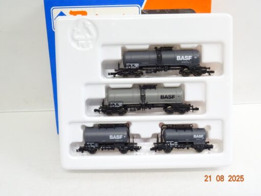 Roco N 24010 Kesselwagen-Set 4tlg. BASF der DB in OVP JL2472